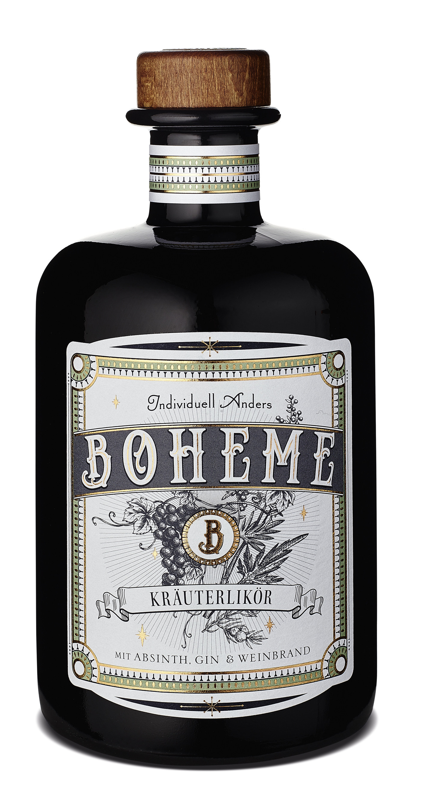 Boheme Ein Kräuter-Likör der anderen Art - kreativ, individuell und stilvoll. 33 % vol. 500 ml